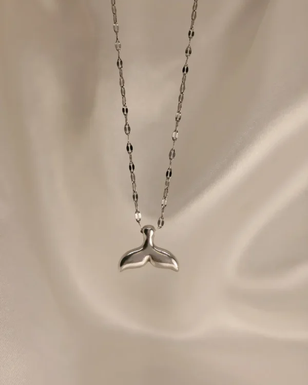 Κολιέ Ουρά Γοργόνας ασημένιο