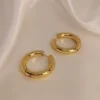 Σκουλαρίκια Κρίκοι Μεγάλοι χρυσά