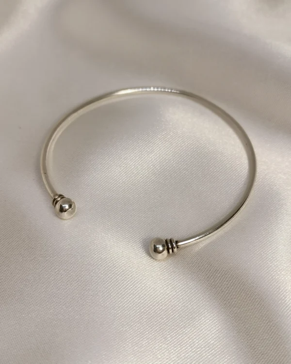 IMG_20250527_152121_result Βραχιόλι χειροπέδα Μπίλια μικρή ασημένιο