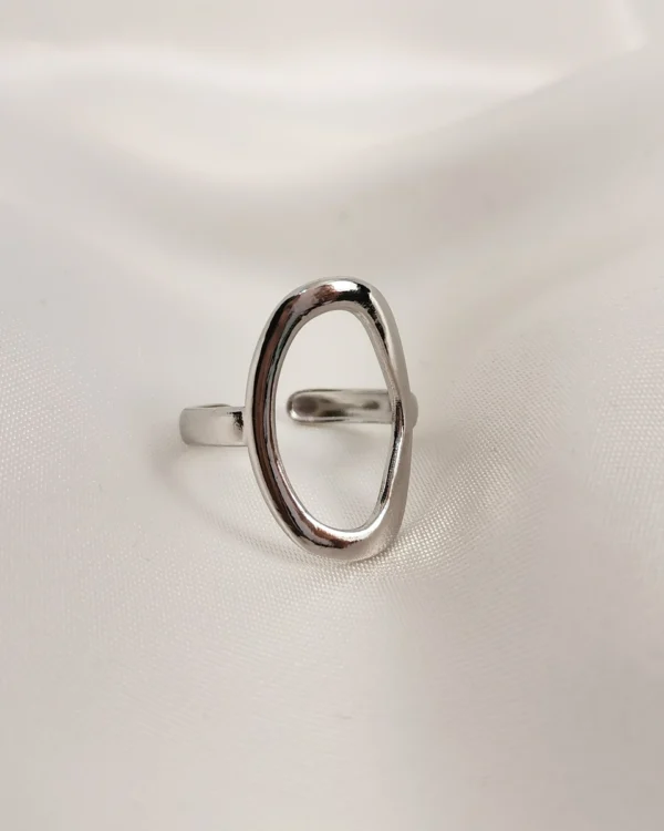 Δαχτυλίδι Οβάλ ασημένιο