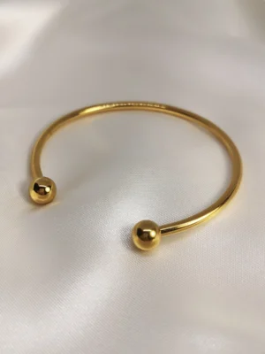 Βραχιόλι χειροπέδα Μπίλια Μεγάλη χρυσό