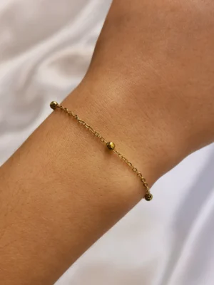 Βραχιόλι Αλυσίδα Μπίλια χρυσό