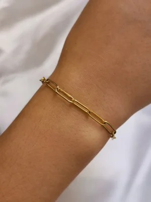 Βραχιόλι Αλυσίδα Κλασική χρυσό