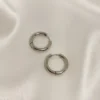 Σκουλαρίκια Κρίκοι Κλασικοί ασημένια