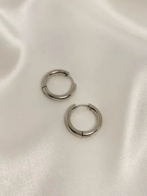Σκουλαρίκια Κρίκοι Κλασικοί ασημένια