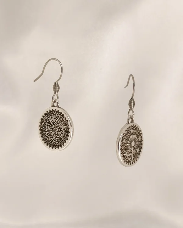 Untitled261_20250514173152_result Σκουλαρίκια Κρεμαστά ηλιοτρόπιο ασημένια