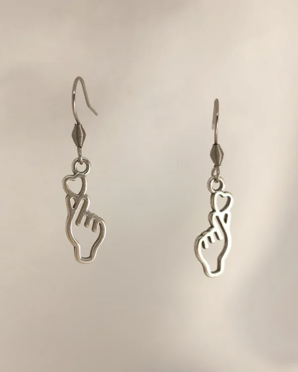 Untitled287_20250521175417_result Σκουλαρίκια Κρεμαστά Korean Heart ασημένια