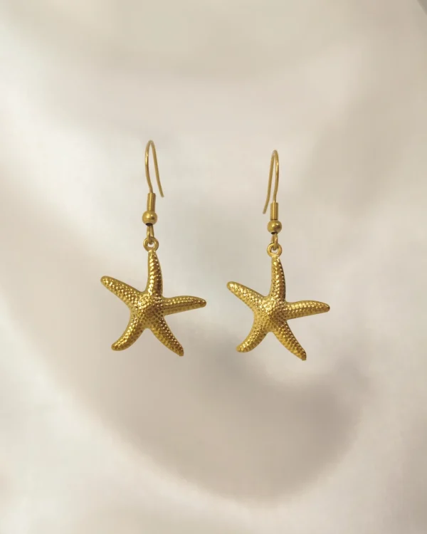 Untitled305_20250523162538_result Σκουλαρίκια Κρεμαστά Αστερίας χρυσά