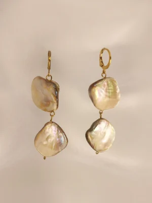 Σκουλαρίκια Χειροποίητα Φίλντισι χρυσά