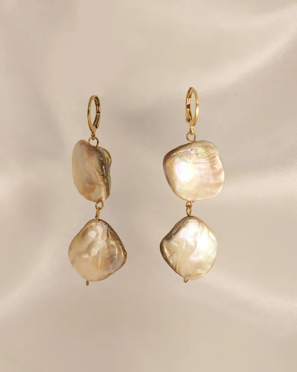 Σκουλαρίκια Χειροποίητα Φίλντισι χρυσά