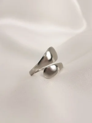 Δαχτυλίδι Διπλό ασημένιο