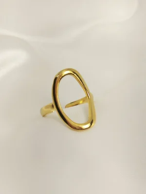 Δαχτυλίδι Οβάλ χρυσό