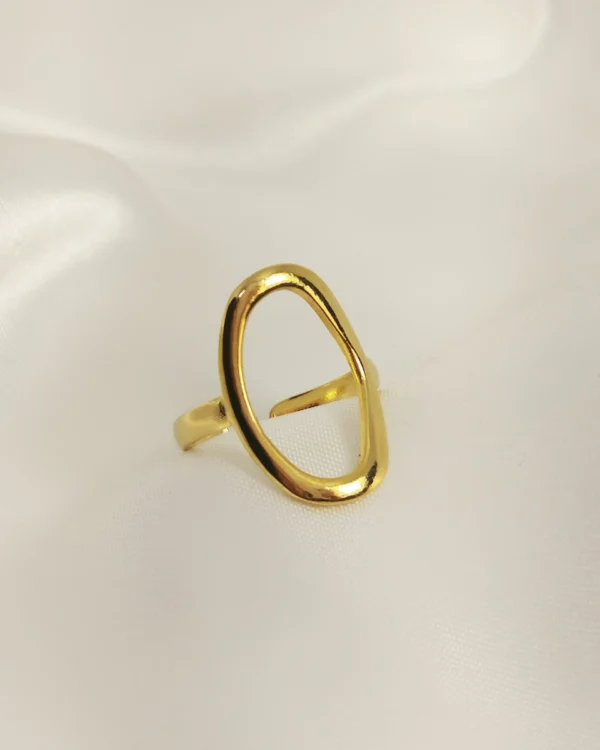 Δαχτυλίδι Οβάλ χρυσό