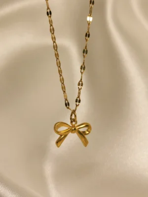 Κολιέ Φιόγκος μικρός χρυσό