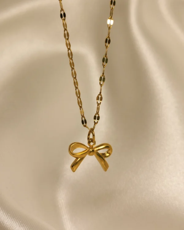 Κολιέ Φιόγκος μικρός χρυσό