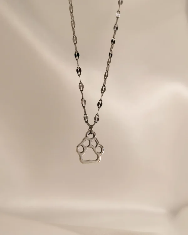 Κολιέ Πατουσάκι ασημένιο