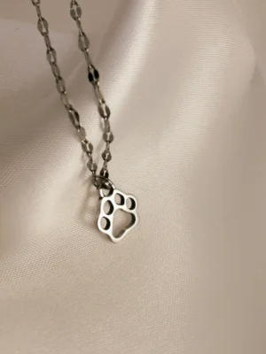 Κολιέ Πατουσάκι ασημένιο