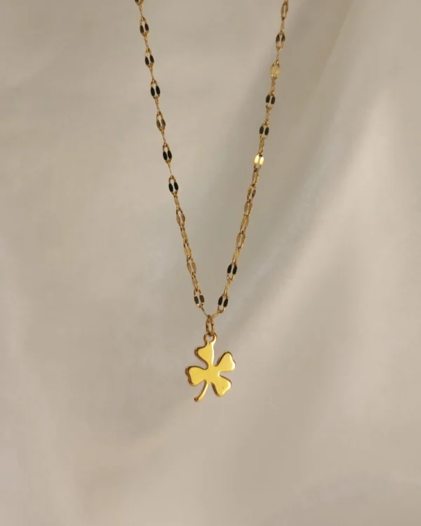 Κολιέ Τριφυλλάκι χρυσό