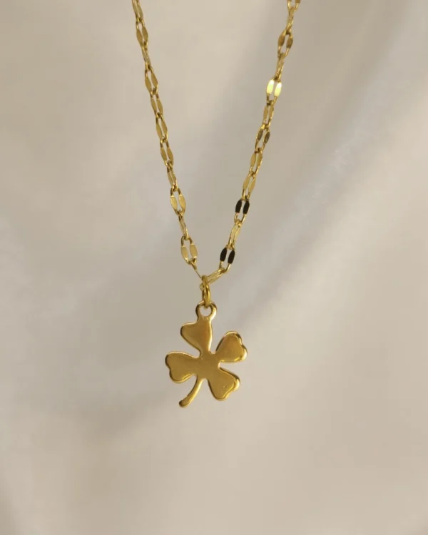 Κολιέ Τριφυλλάκι χρυσό