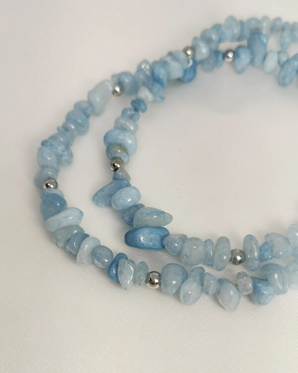 IMG_20250516_171821_result_edit_204681658157308 Κολιέ Γαλάζια Χάντρα Κοχύλι ασημένιο