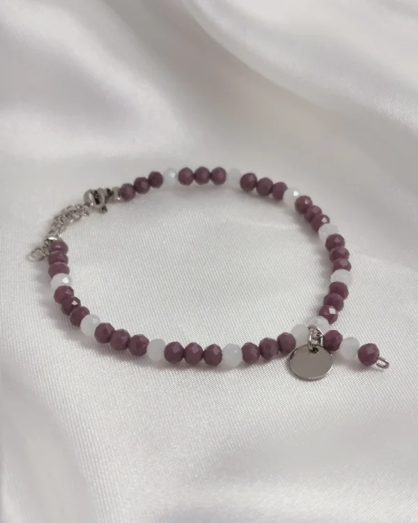 IMG_20251016_184845_result Βραχιόλι Χάντρα Μωβ ασημένιο