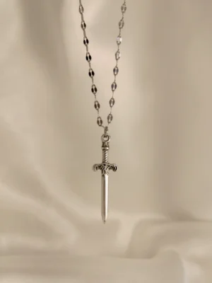 Κολιέ Σπαθί ασημένιο