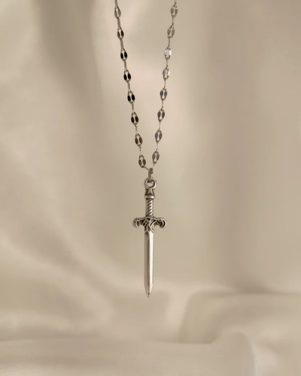 Untitled231_20250312171006_result Κολιέ Σπαθί ασημένιο