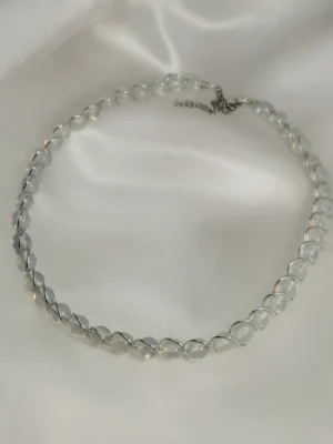 Κολιέ Φεγγαρόπετρα ασημένιο