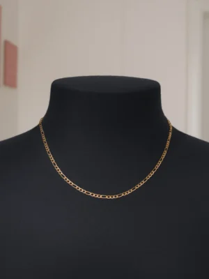 Κολιέ αλυσίδα τύπου καδένα χρυσή