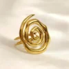 Δαχτυλίδι Σπείρα χρυσό