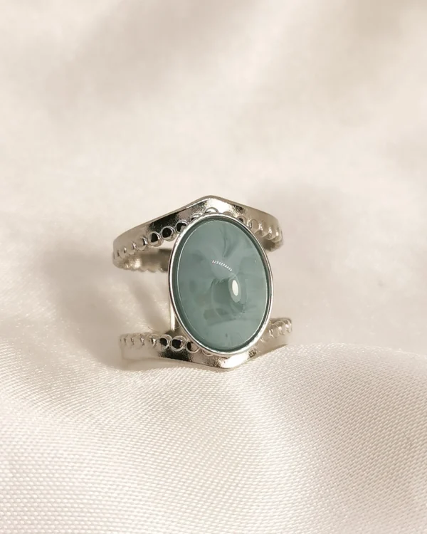 Δαχτυλίδι με Πέτρα ασημένιο