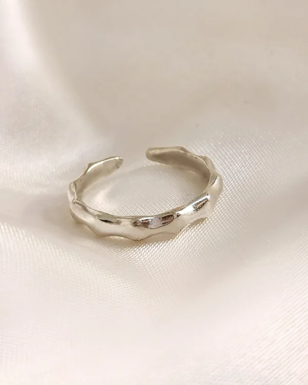 Δαχτυλίδι Βεράκι Απλό ασημένιο