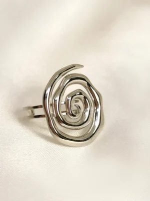 Δαχτυλίδι Σπείρα ασημένιο
