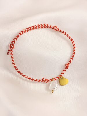 Μαρτάκι Καρδούλα Πέρλα χρυσό